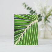 Abstract groen palm Leaf Briefkaart (Staand voorkant)