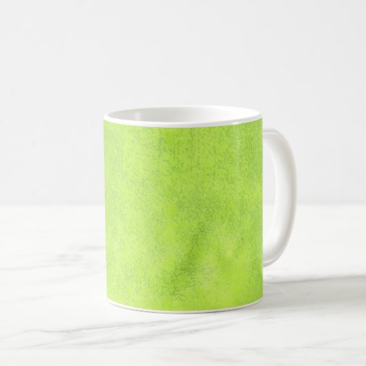 Abstract groen papier koffiemok (Voorkant rechts)