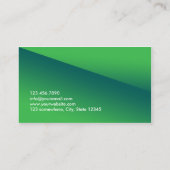 Abstract Groen Psycholoog Visitekaartje (Achterkant)