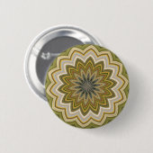 Abstract groen ronde button 5,7 cm (Voorkant /achterkant)