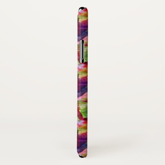 Abstract groen, rood behang Case-Mate iPhone case (Achterkant / rechts)