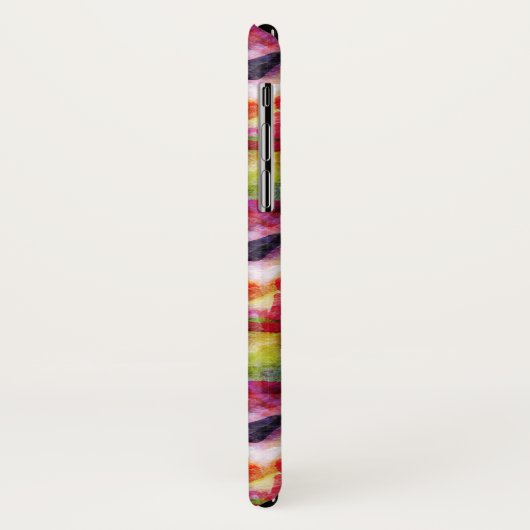 Abstract groen, rood behang Case-Mate iPhone case (Achterkant/links)