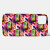 Abstract groen, rood behang Case-Mate iPhone case (Achterkant (horizontaal))