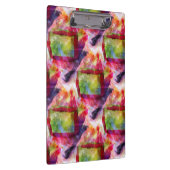 Abstract groen, rood behang klembord (Rechts)