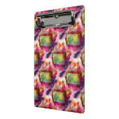 Abstract groen, rood behang mini klembord (Angled2)