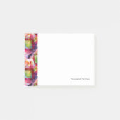 Abstract groen, rood behang post-it® notes (Voorkant)