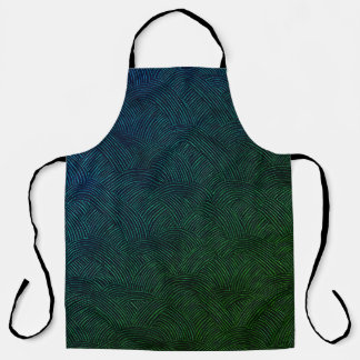 Abstract groen schort