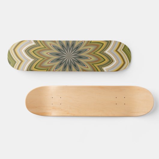 Abstract groen skateboard (Horizontaal)