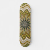 Abstract groen skateboard (Voorkant)