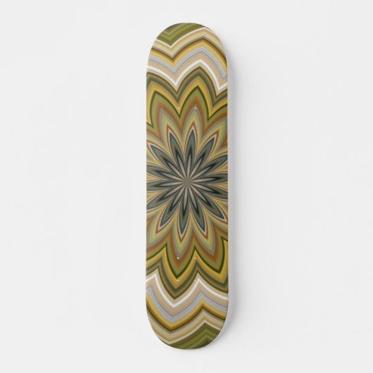 Abstract groen skateboard (Voorkant)