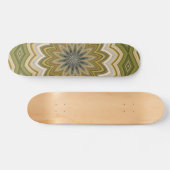 Abstract groen skateboard (Horizontaal)