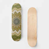 Abstract groen skateboard (Voorkant)
