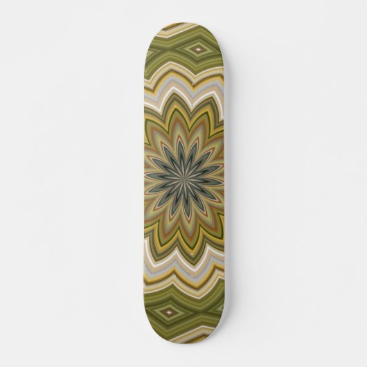 Abstract groen skateboard (Voorkant)