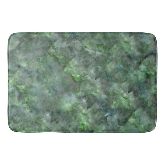 Abstract groen vizierkleurig granietpatroon met kw badmat (Voorkant)