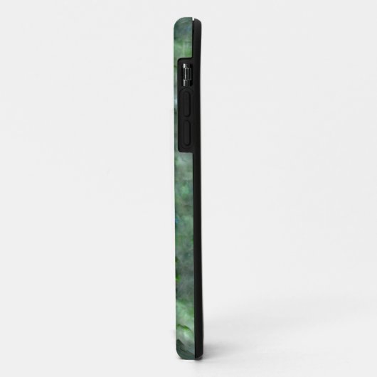 Abstract groen vizierkleurig granietpatroon met kw Case-Mate iPhone case (Achterkant/links)