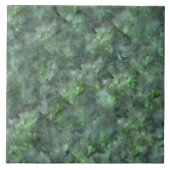 Abstract groen vizierkleurig granietpatroon met kw tegeltje (Voorkant)