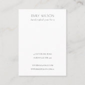 Abstract Groen Zwart Gold Ketting Logo Visitekaartje (Achterkant)