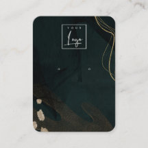 Abstract Groen Zwart Gold Oorspronkelijk Logo beel