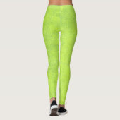 Abstract groenboek leggings (Achterkant)