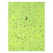 Abstract groenboek met gouden sterren, maan tafelkleed (Voorkant)
