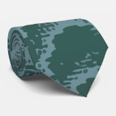 abstract groene camouflage kunst stropdas (Opgerold)