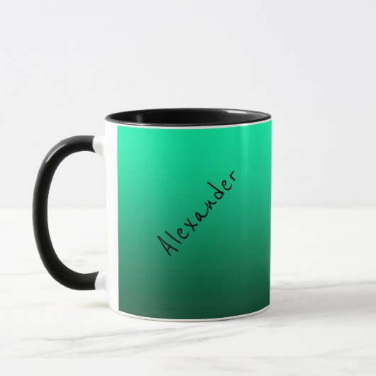 Abstract groene heldere contrast pure kleur trend  mok (Links)