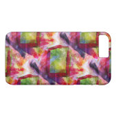 Abstract groene, rode behang Case-Mate iPhone case (Achterkant (Horizontaal))