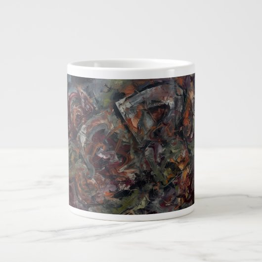 Abstract Grote Koffiekop (Voorkant)