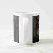 Abstract Grote Koffiekop (Achterkant)