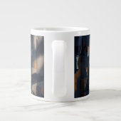 Abstract Grote Koffiekop (Achterkant)