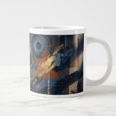 Abstract Grote Koffiekop (Rechts)