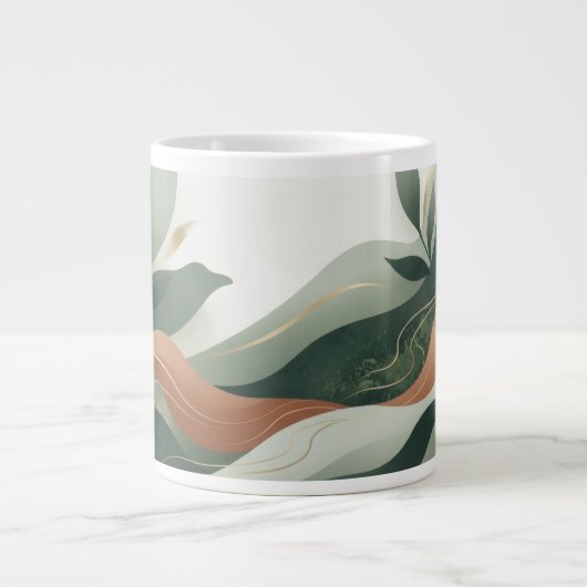 Abstract Grote Koffiekop (Voorkant)