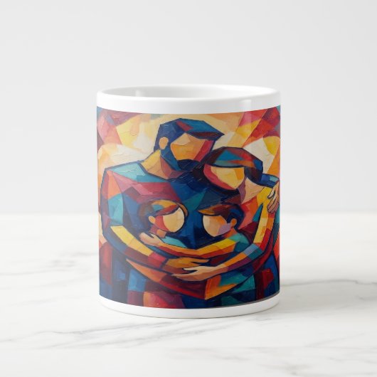 Abstract Grote Koffiekop (Voorkant)