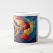 Abstract Grote Koffiekop (Rechts)