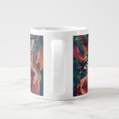 Abstract Grote Koffiekop (Achterkant)
