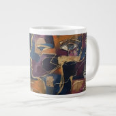 Abstract grote koffiekop (Voorkant rechts)
