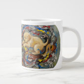 Abstract Grote Koffiekop (Rechts)