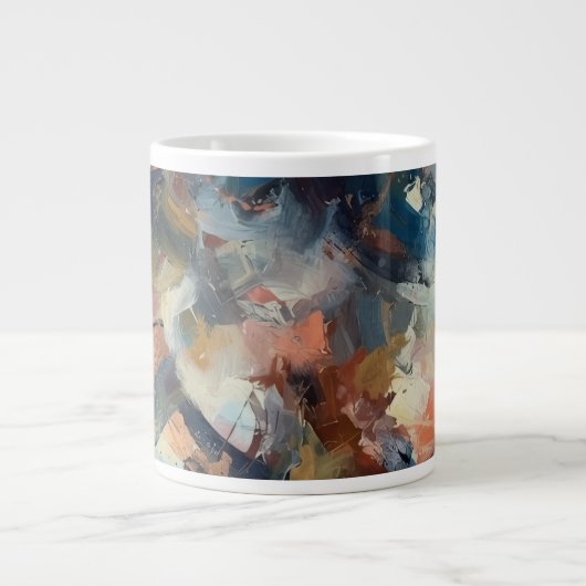 Abstract grote koffiekop (Voorkant)