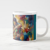 Abstract Grote Koffiekop (Rechts)