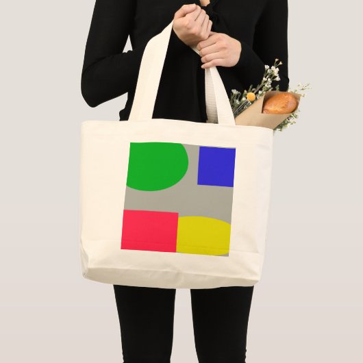 Abstract Grote Tote Bag (Voorkant (product))