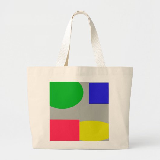 Abstract Grote Tote Bag (Voorkant)