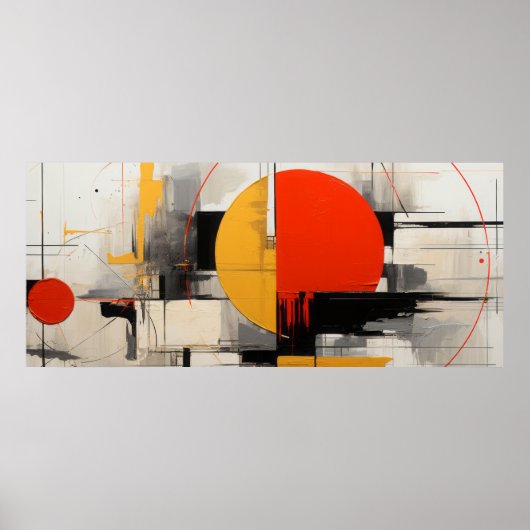 Abstract grunge achtergrond poster (Voorkant)