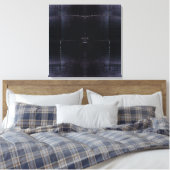 Abstract Grunge Canvas Afdruk (Insitu (Slaapkamer))