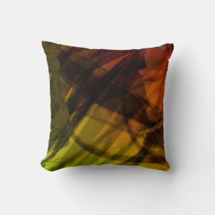 Abstract grunge-effect kussen