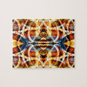 Abstract grunge graffiti patroon legpuzzel