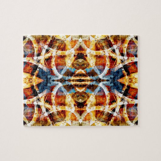 Abstract grunge graffiti patroon legpuzzel (Horizontaal)