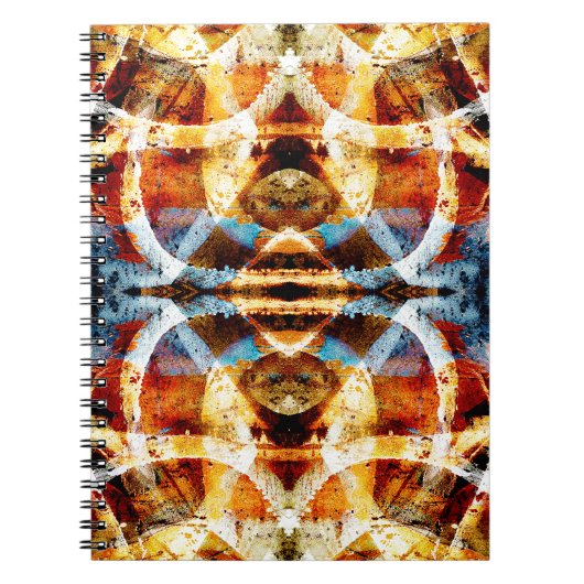 Abstract grunge graffiti patroon notitieboek (Voorkant)