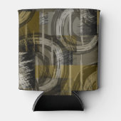 Abstract grunge, monochroom bruin blikjeskoeler (Voorkant)