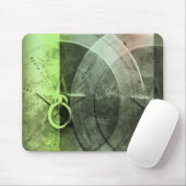 Abstract Grunge Ring en Star Muismat (Met muis)