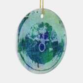 Abstract Grunge Ring en Ster Ornament (Rechts)